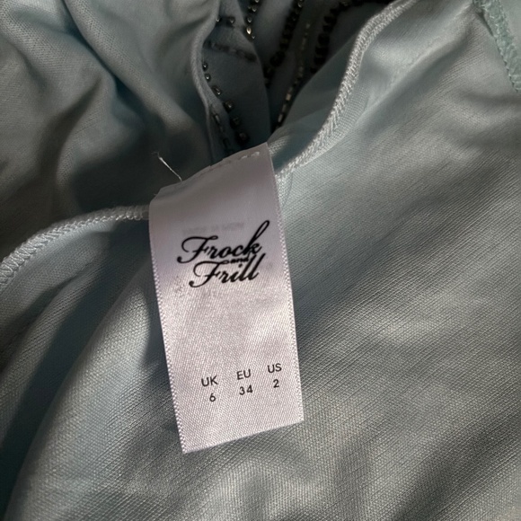 Blue Flapper 20s Style Dress - Picture 9 of 15